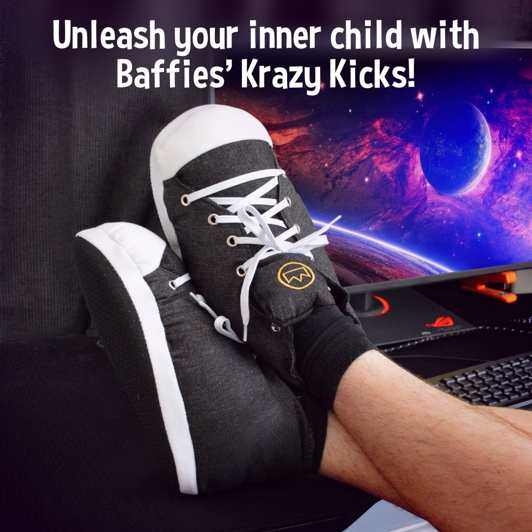 Baffies Krazy Kicks - Pro Gamer - Slippers - Large