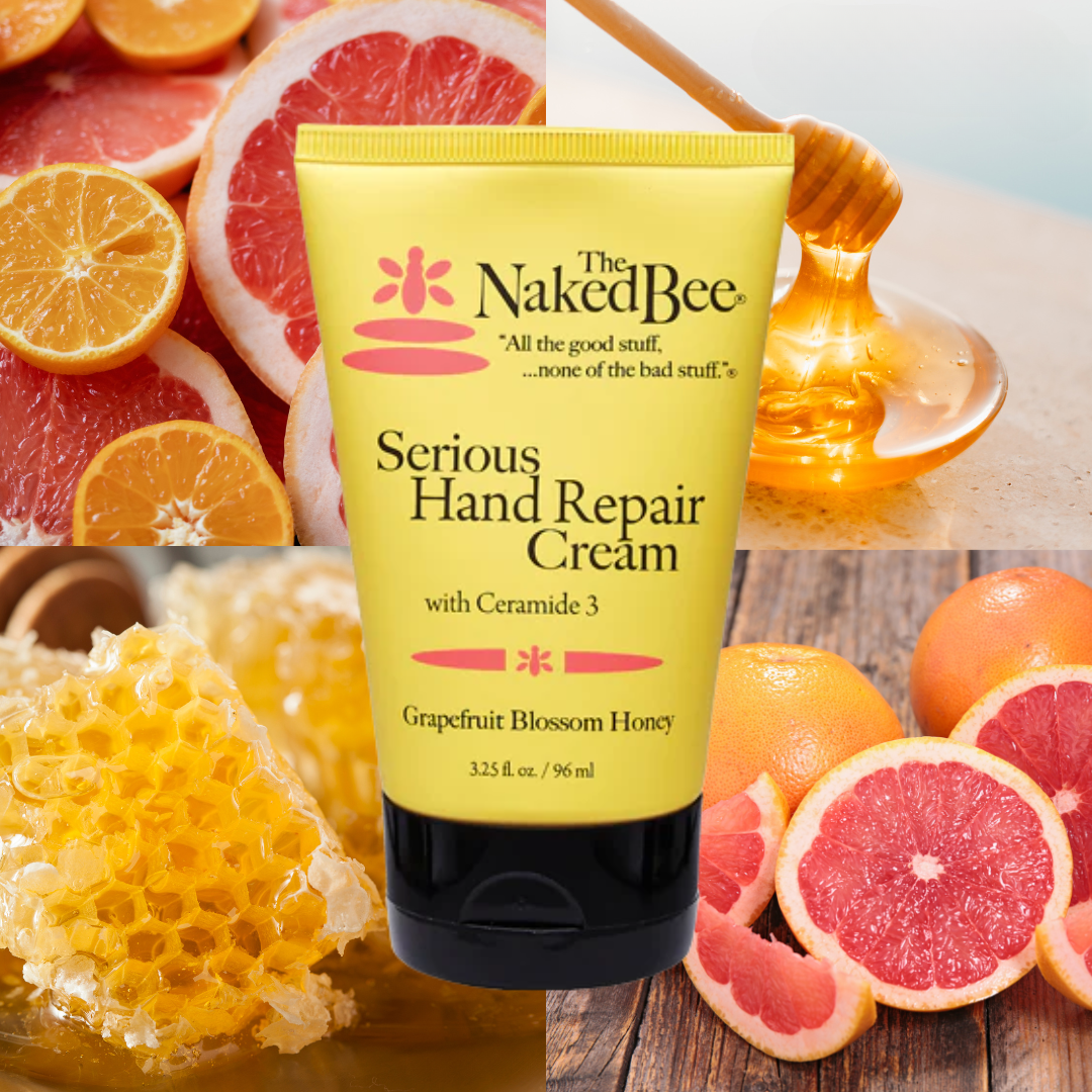 The Naked Bee - Serious Hand Repair Cream - Grapefruit Blossom Honey