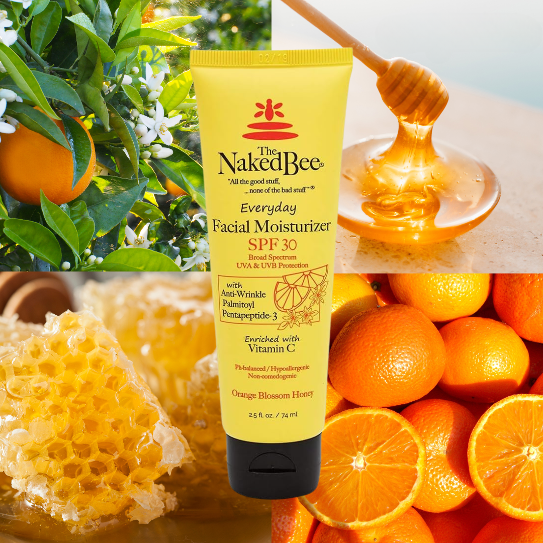 The Naked Bee - Everyday Facial Moisturiser 2.5oz - Orange Blossom Honey