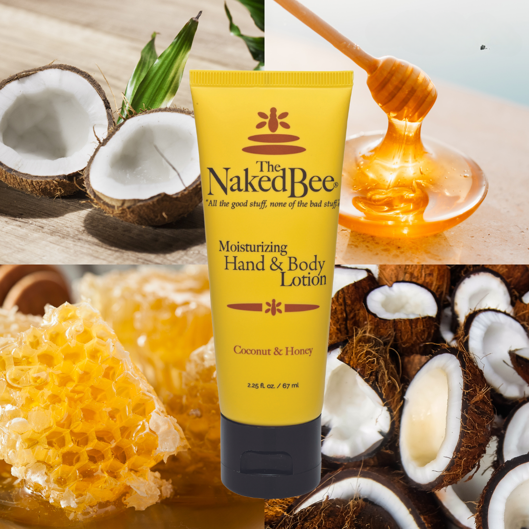 The Naked Bee - Hand & Body Lotion 2.25oz - Coconut & Honey