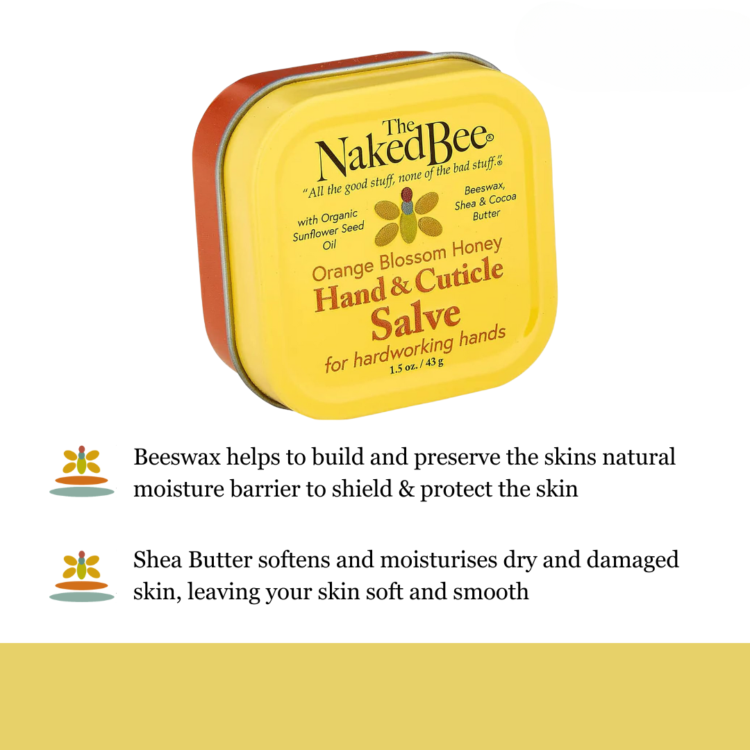 The Naked Bee - Hand Salve 1.5oz - Orange Blossom Honey