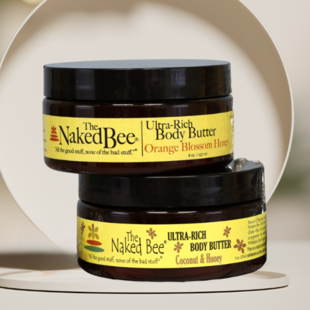 The Naked Bee - Ultra Rich Body Butter 8oz - Coconut & Honey