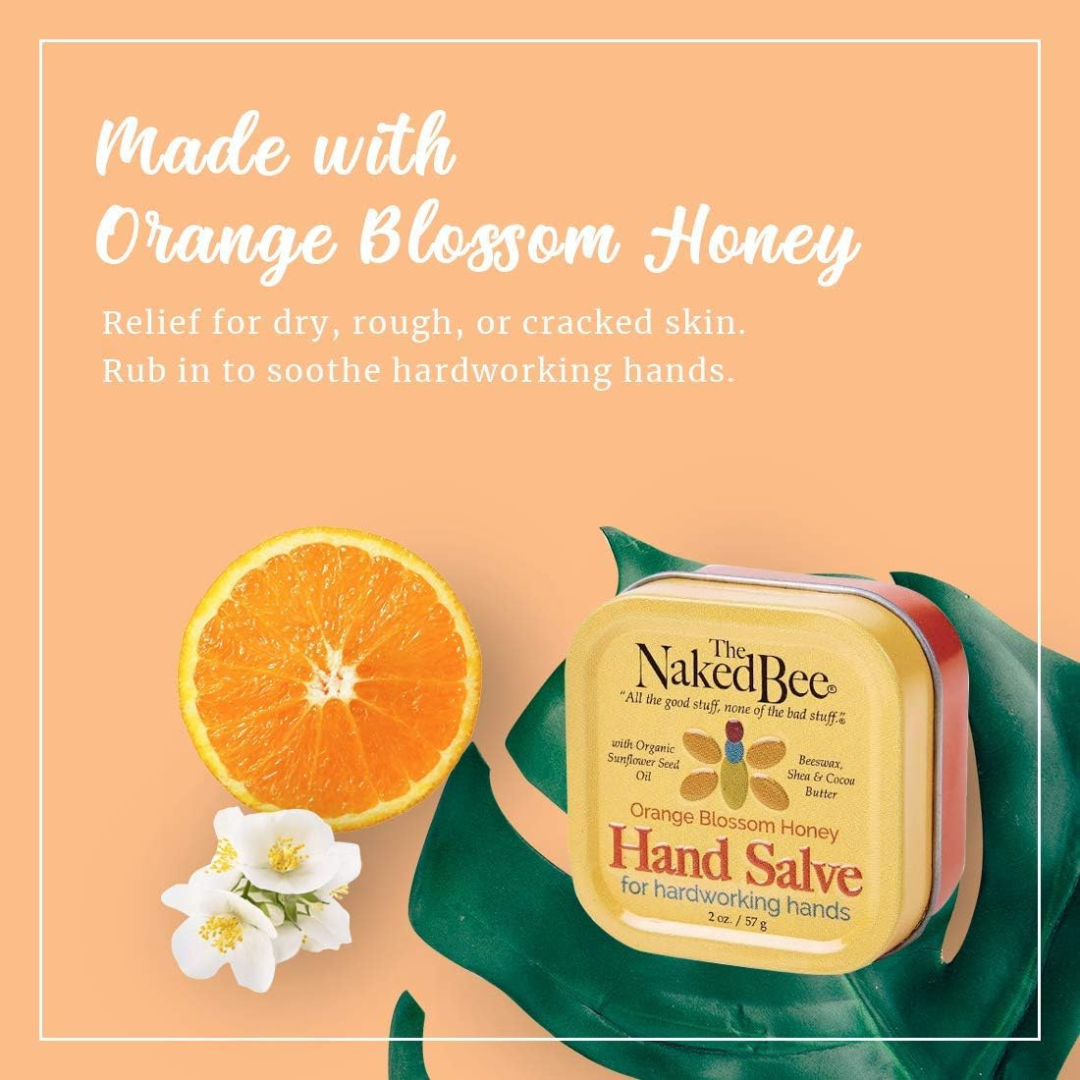 The Naked Bee - Hand Salve 1.5oz - Orange Blossom Honey