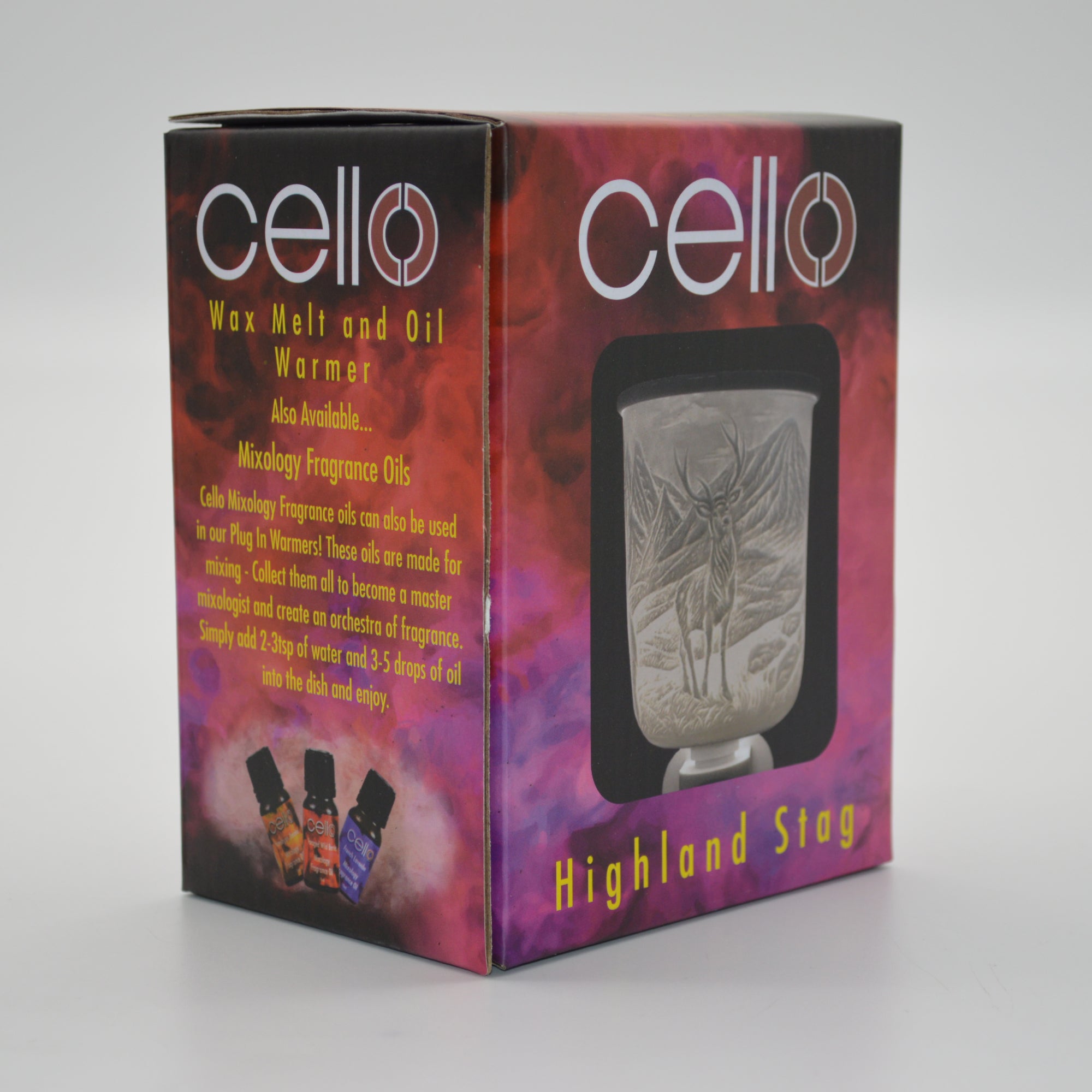 Cello - Porcelain Plug In Electric Melt Warmer - Highland Stag