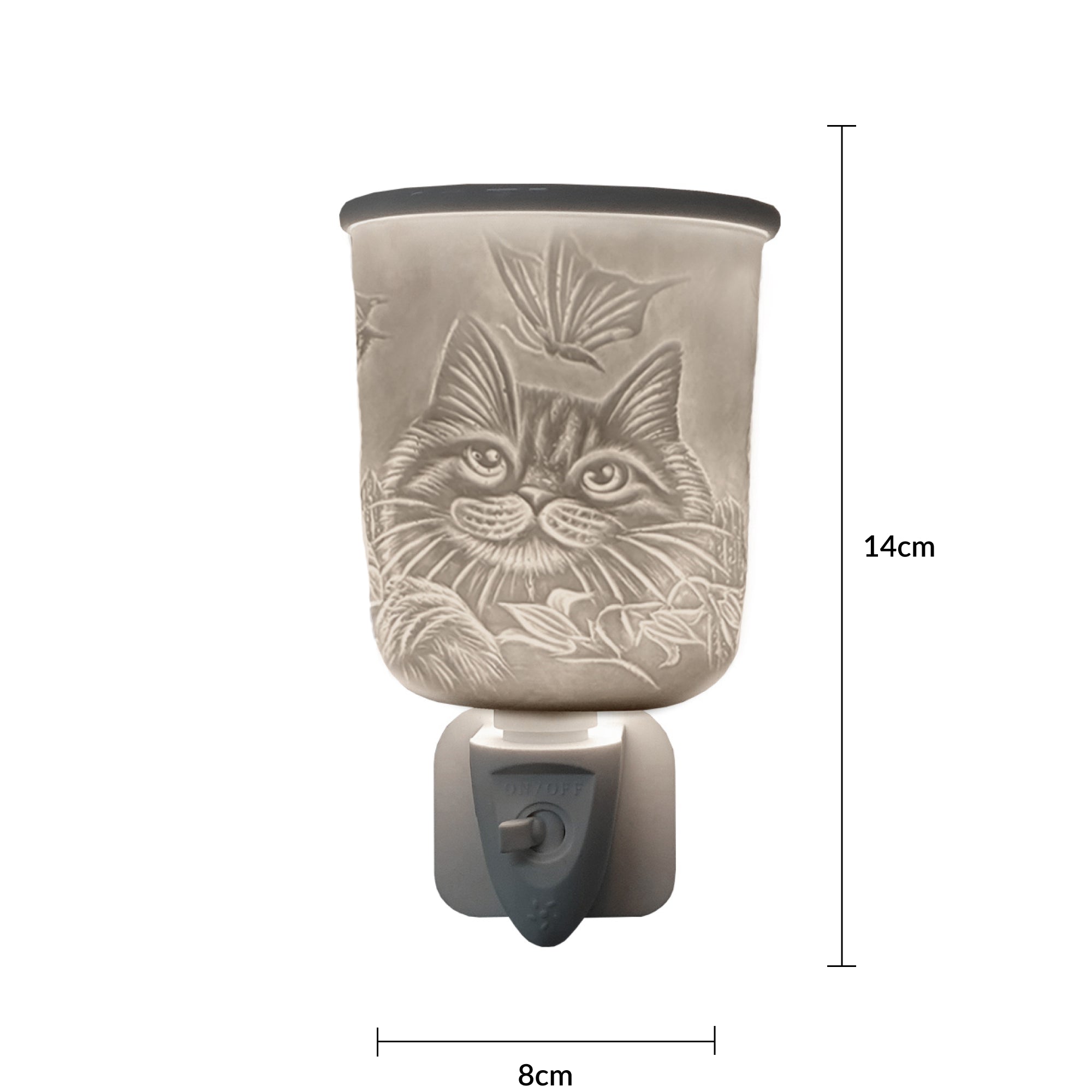 Cello - Porcelain Plug In Electric Melt Warmer - Cat