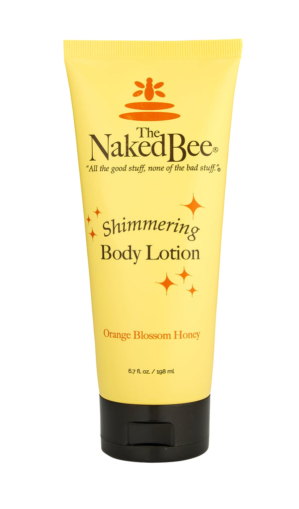 The Naked Bee - Shimmering Body Lotion 6.7oz - Orange Blossom Honey