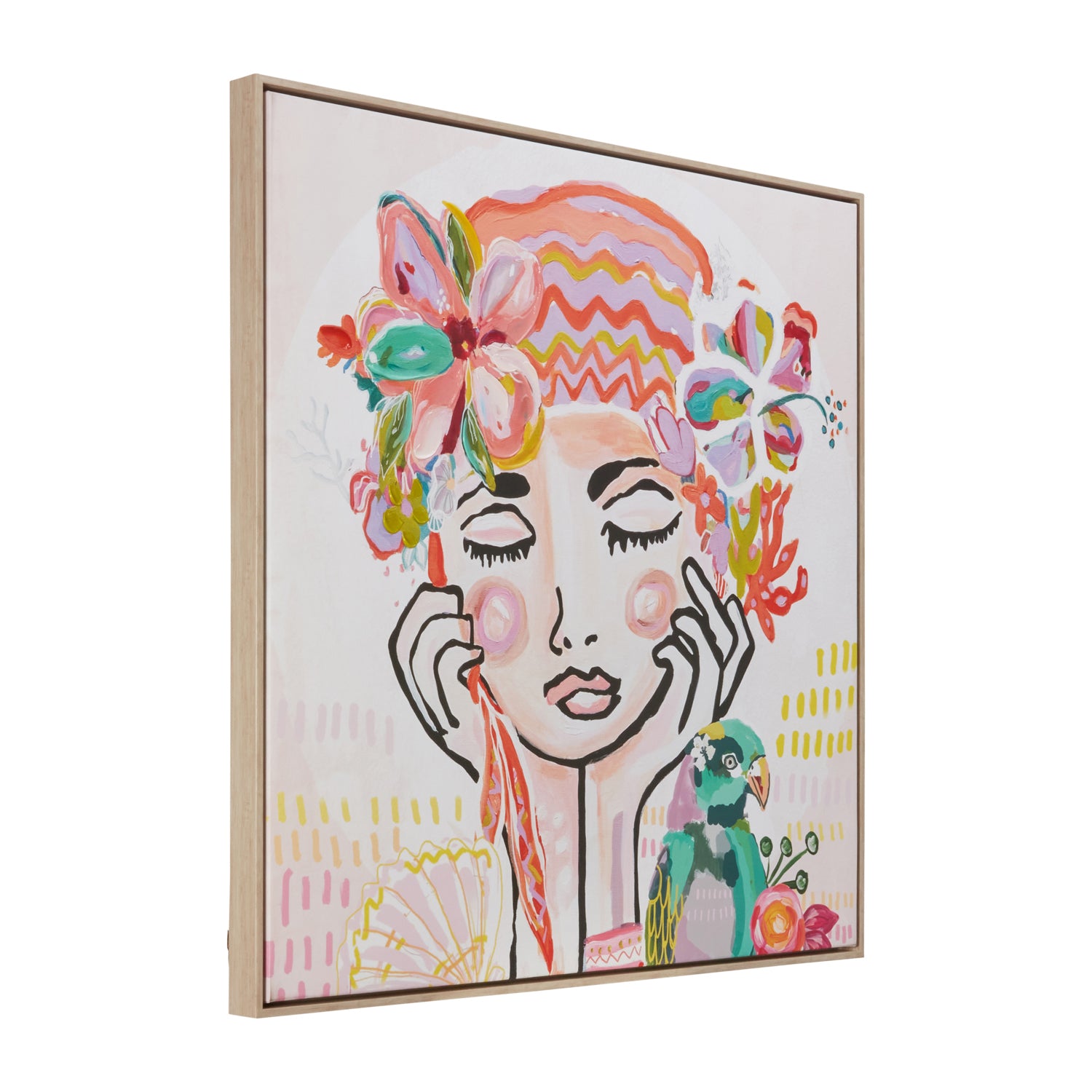 Splosh - Talulah - Lady Framed Canvas - 104 x 104