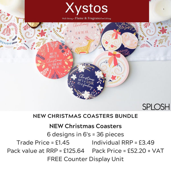 Splosh - NEW Christmas Coasters Pack