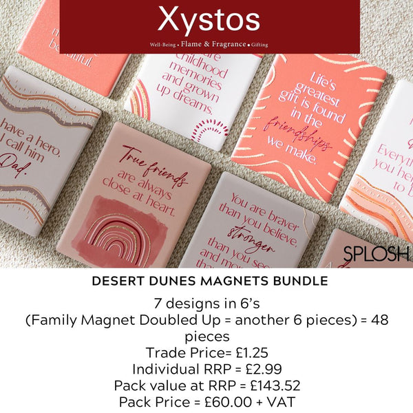 Splosh - Desert Dunes Ceramic Magnet Pack