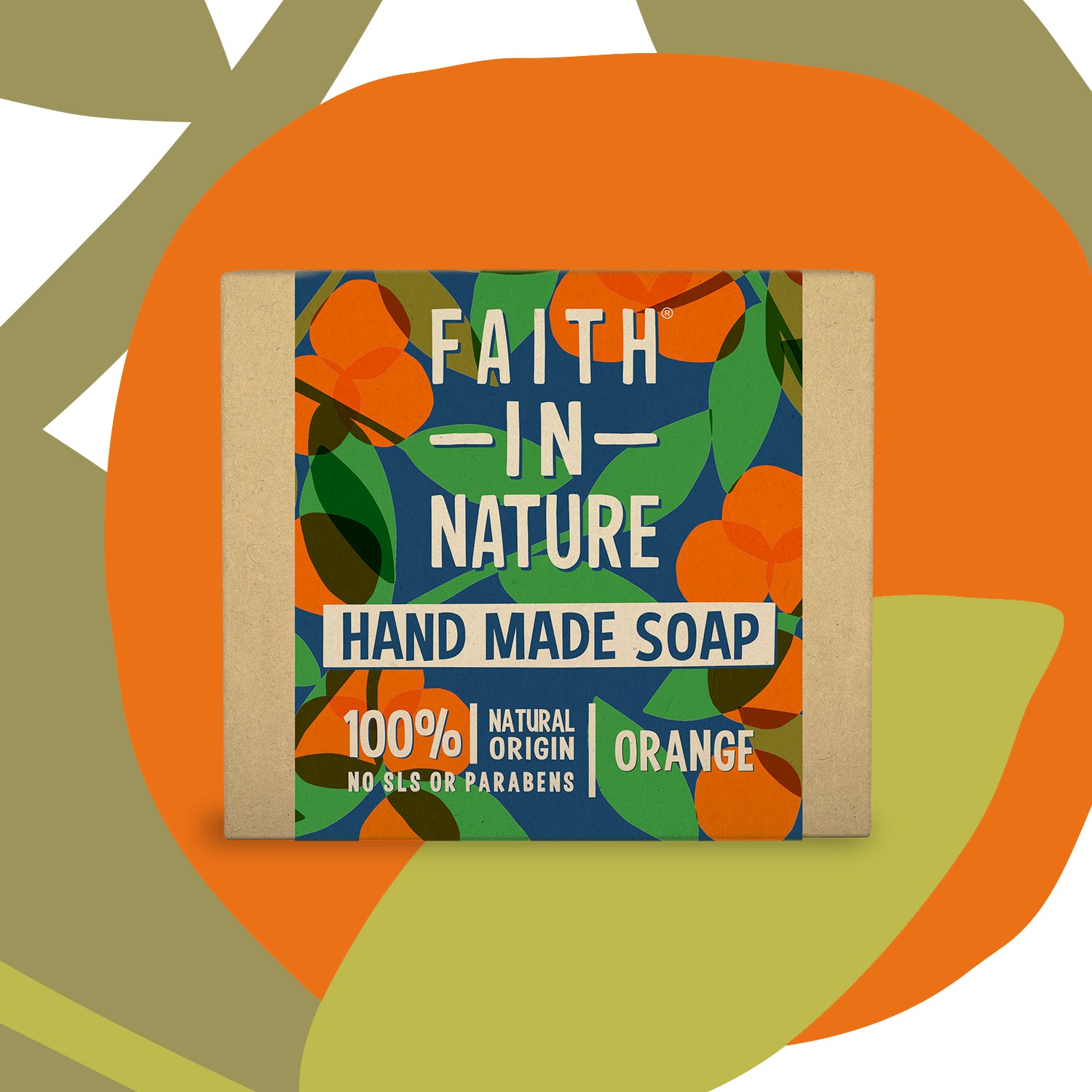 Faith in Nature Boxed Soap 100g - Orange