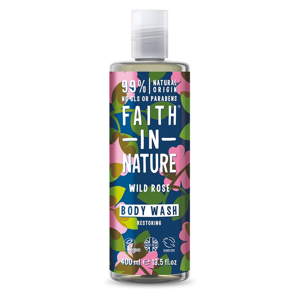 Faith in Nature Body Wash 400ml - Wild Rose
