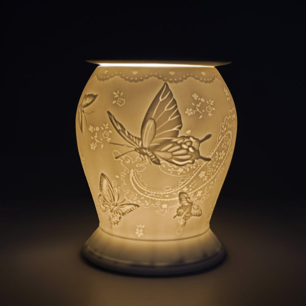 Cello Porcelain Electric Wax Burner - Silk Wings