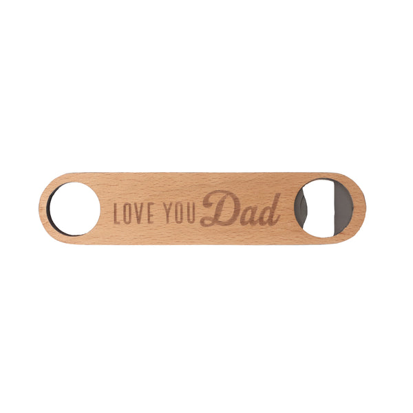 Splosh Wooden Bottle Opener - Love You Dad