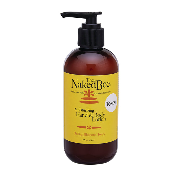 The Naked Bee Orange Blossom Honey Hand & Body Lotion 8oz Pump Bottle Tester
