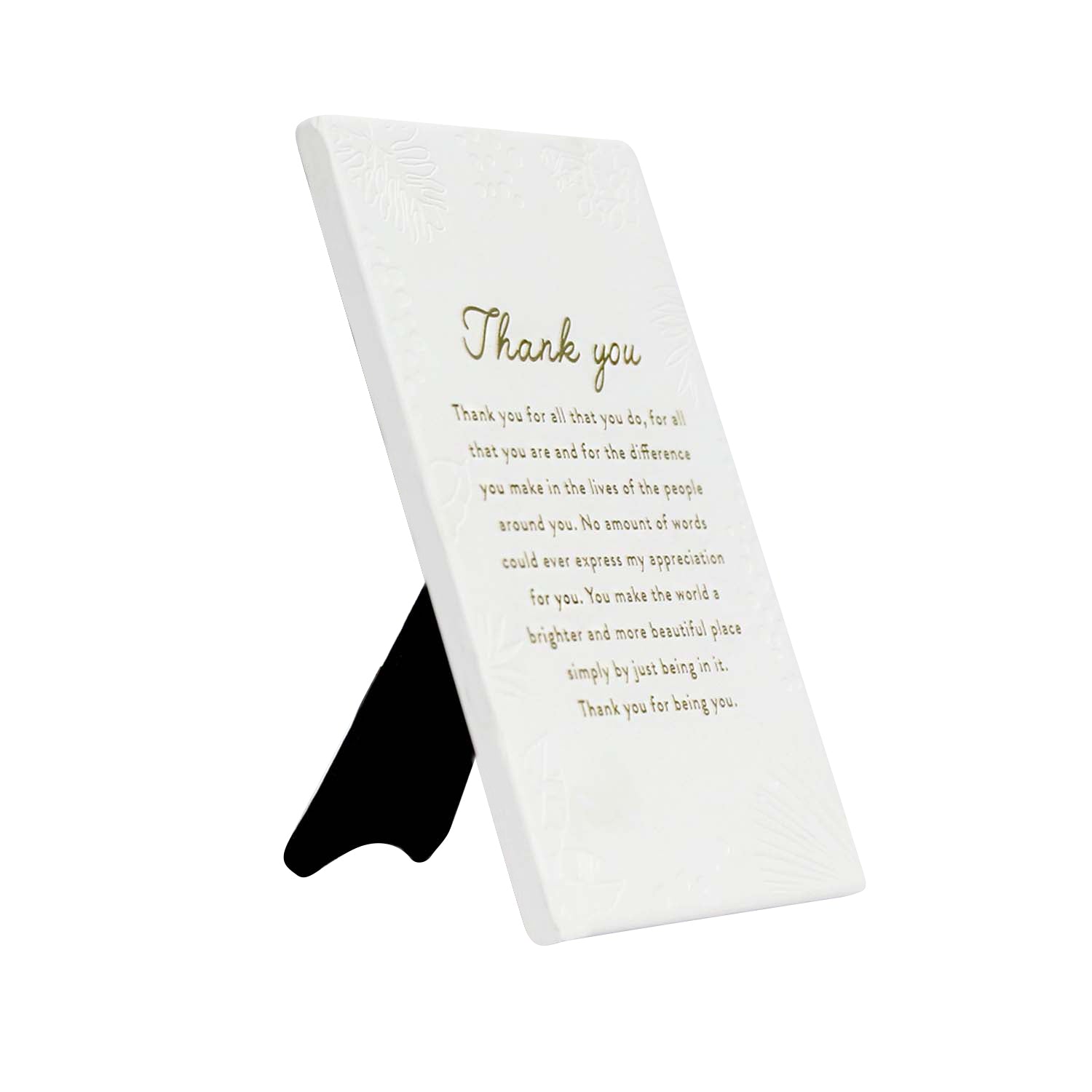 Inspired by their previous best-selling Life Quotes range, Precious Quotes include 12 different verses, with each Quote a meaningful gift idea for someone special. Conveying a custom themed message in a 3D embossed text upon delicate etched floral designs, each Precious Quote also comes with its own custom gift box that features exquisite gold foil detail and personalised “To” and “From” fields.