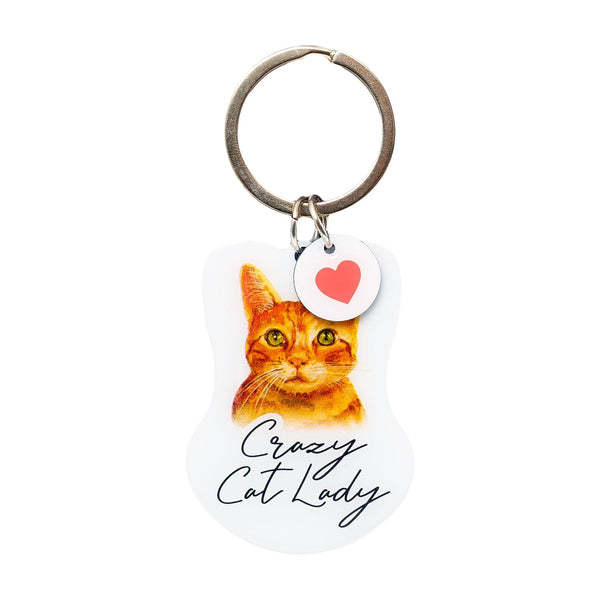 This cute Crazy Cat Lady Keychain is the perfect way to celebrate your love for your pet! Whether for yourself of as a gift for the ultimate cat lover. This Keychain is one of 32 styles featured in the Pets Keyring collection.
Dimentions Approx: 5.5 x 4 x 01
Dimentions Approx: 5.5 x 4 x 01