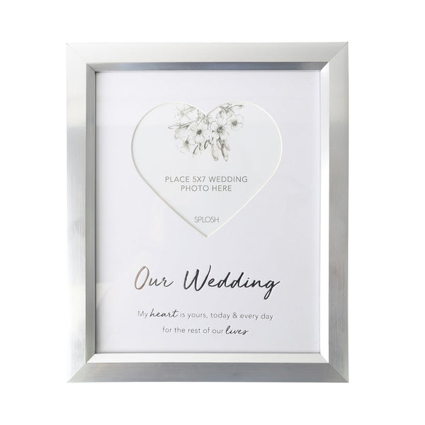 Splosh Wedding - Frame Wedding Heart 5 x 8