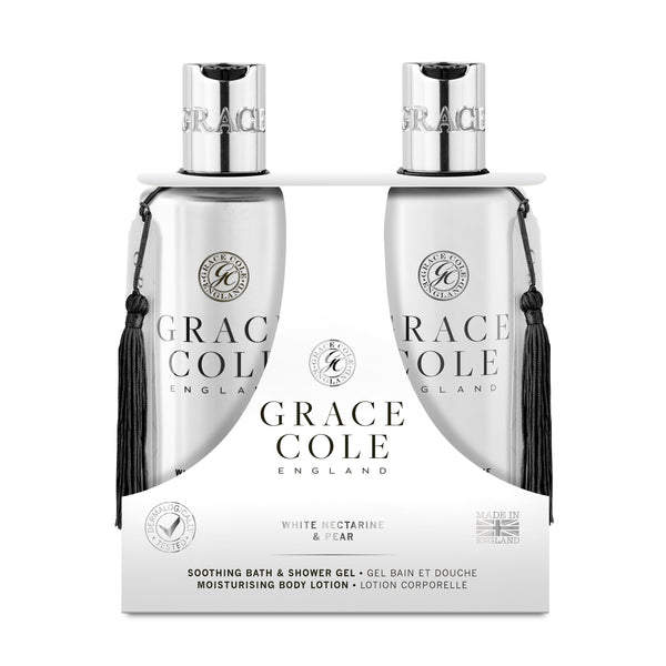 Grace Cole Body Care Duo 300ml White Nectarine & Pear