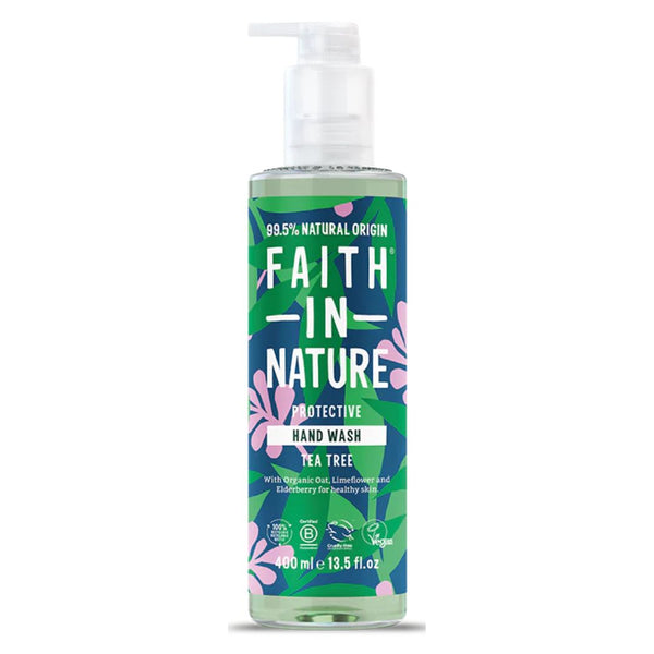 Faith In Nature - Hand Wash 400ml - Tea Tree