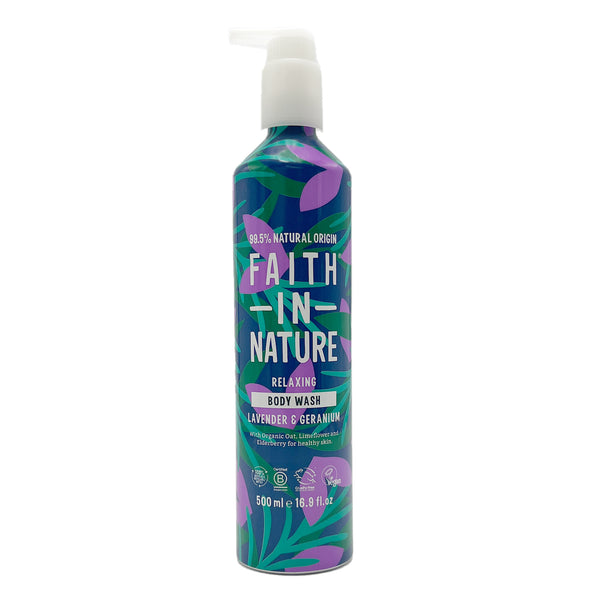 Lavender & Geranium Body Wash 500ml - Aluminium