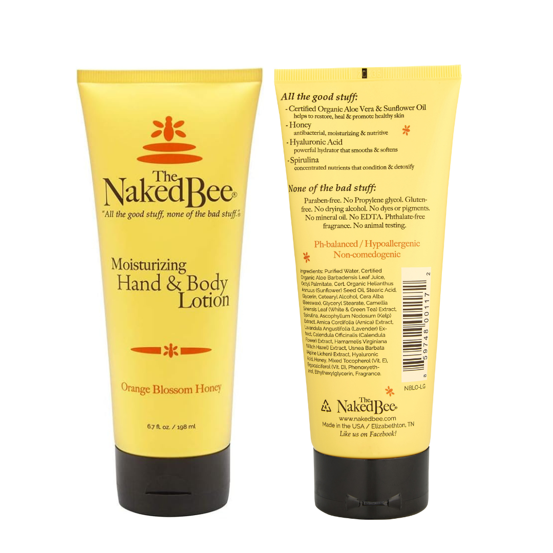 The Naked Bee - Hand & Body Lotion 6.7oz  - Orange Blossom Honey
