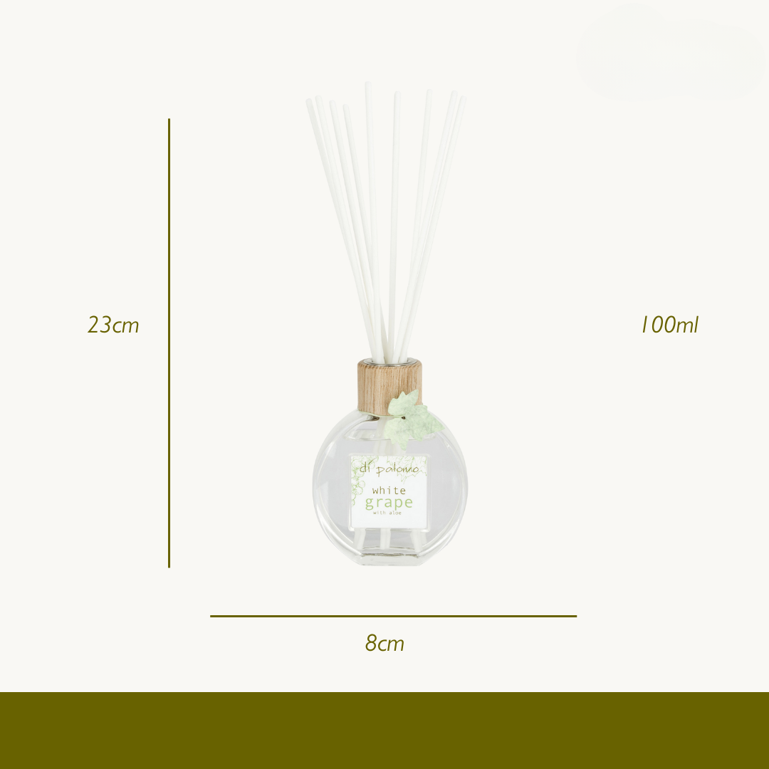 Di Palomo - Fragrant Reed Diffuser Set 100ml - White Grape