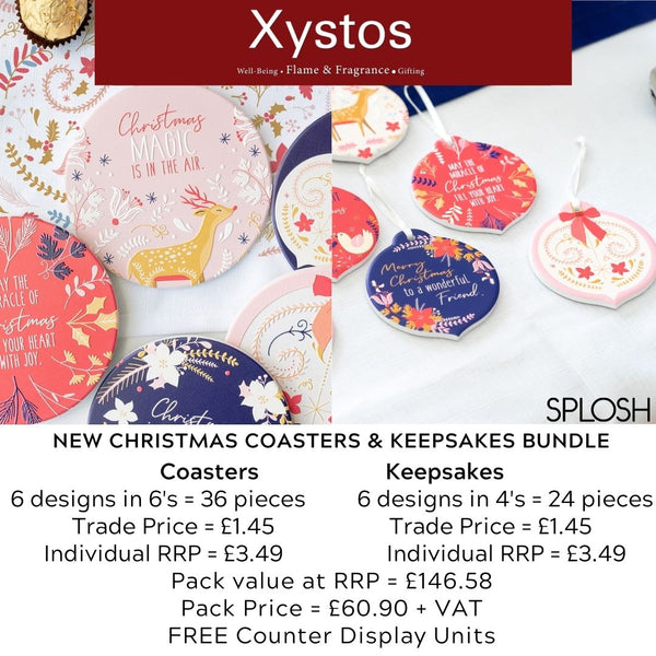 Splosh - NEW Christmas Coasters & Keepsakes Pack