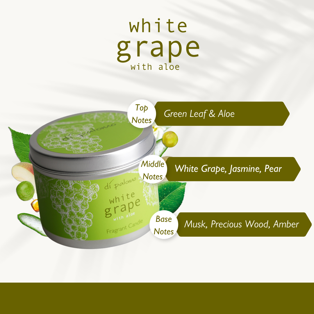 Di Palomo -  Tin Candle - White Grape