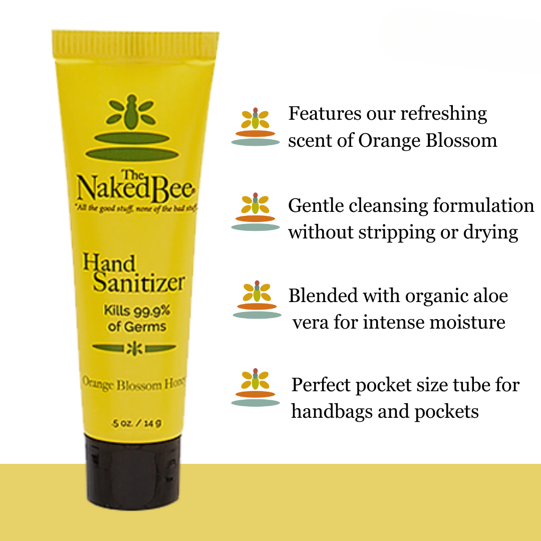 The Naked Bee - Orange Blossom Honey Hand Sanitiser .5oz