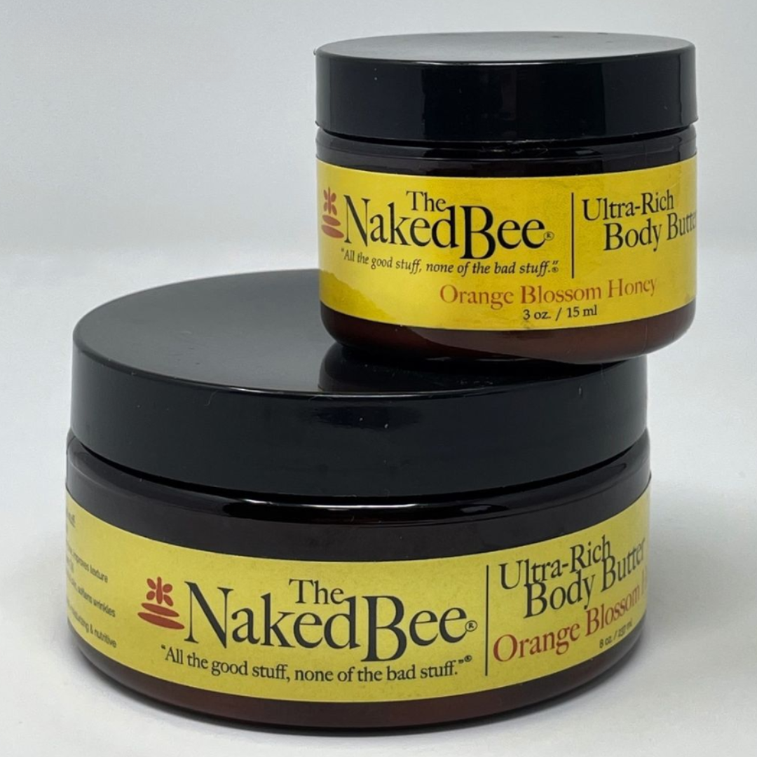 The Naked Bee - Ultra-Rich Body Butter 3oz - Orange Blossom Honey