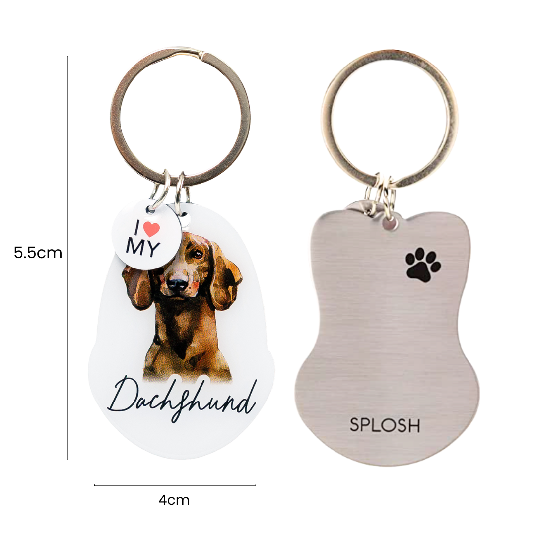 Splosh Pet Keyring - Dachshund