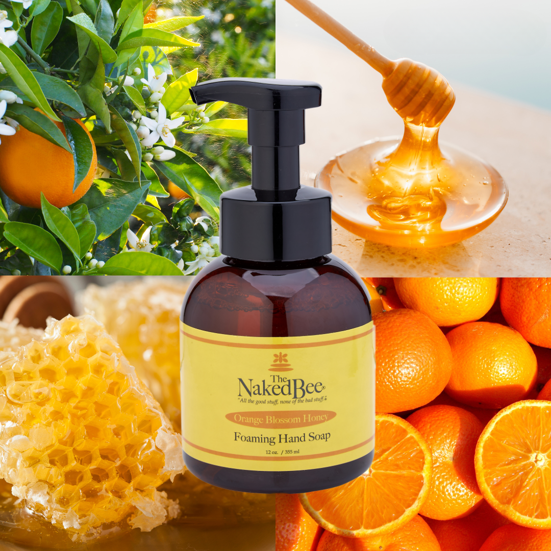 The Naked Bee Foaming Hand Soap 12oz-   - Orange Blossom Honey