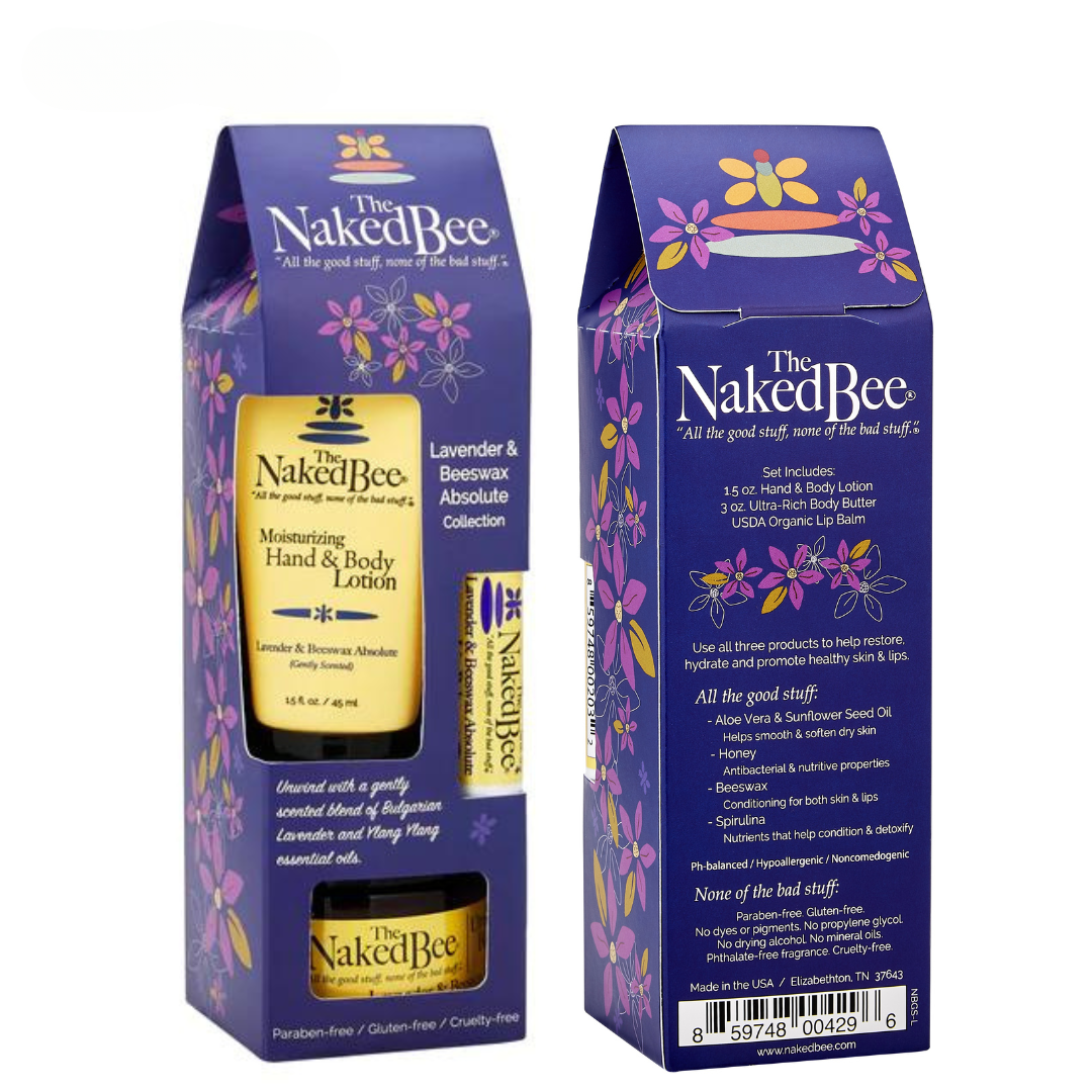 The Naked Bee - Gift Collection - Lavender & Beeswax