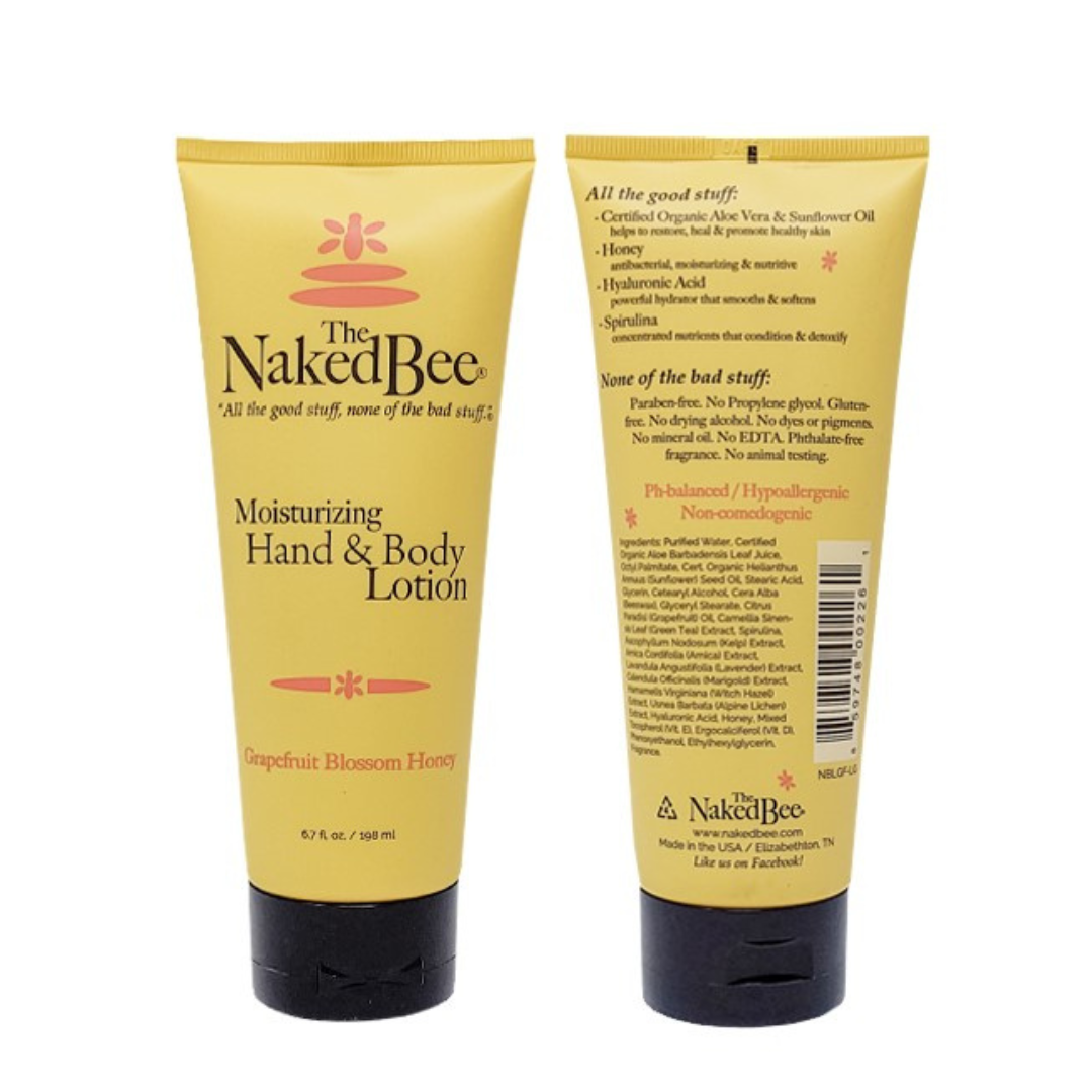 The Naked Bee - Hand & Body Lotion 6.7oz - Grapefruit Blossom Honey