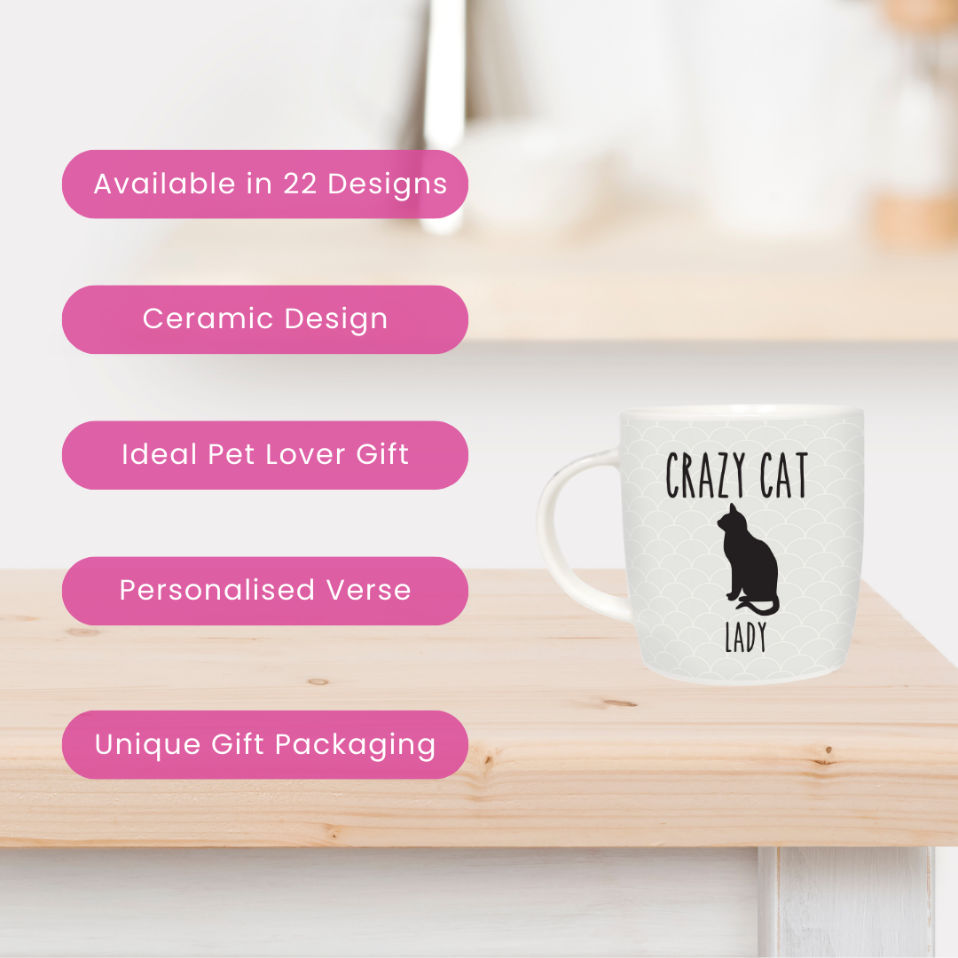 Splosh Pet Mugs - Crazy Cat Lady