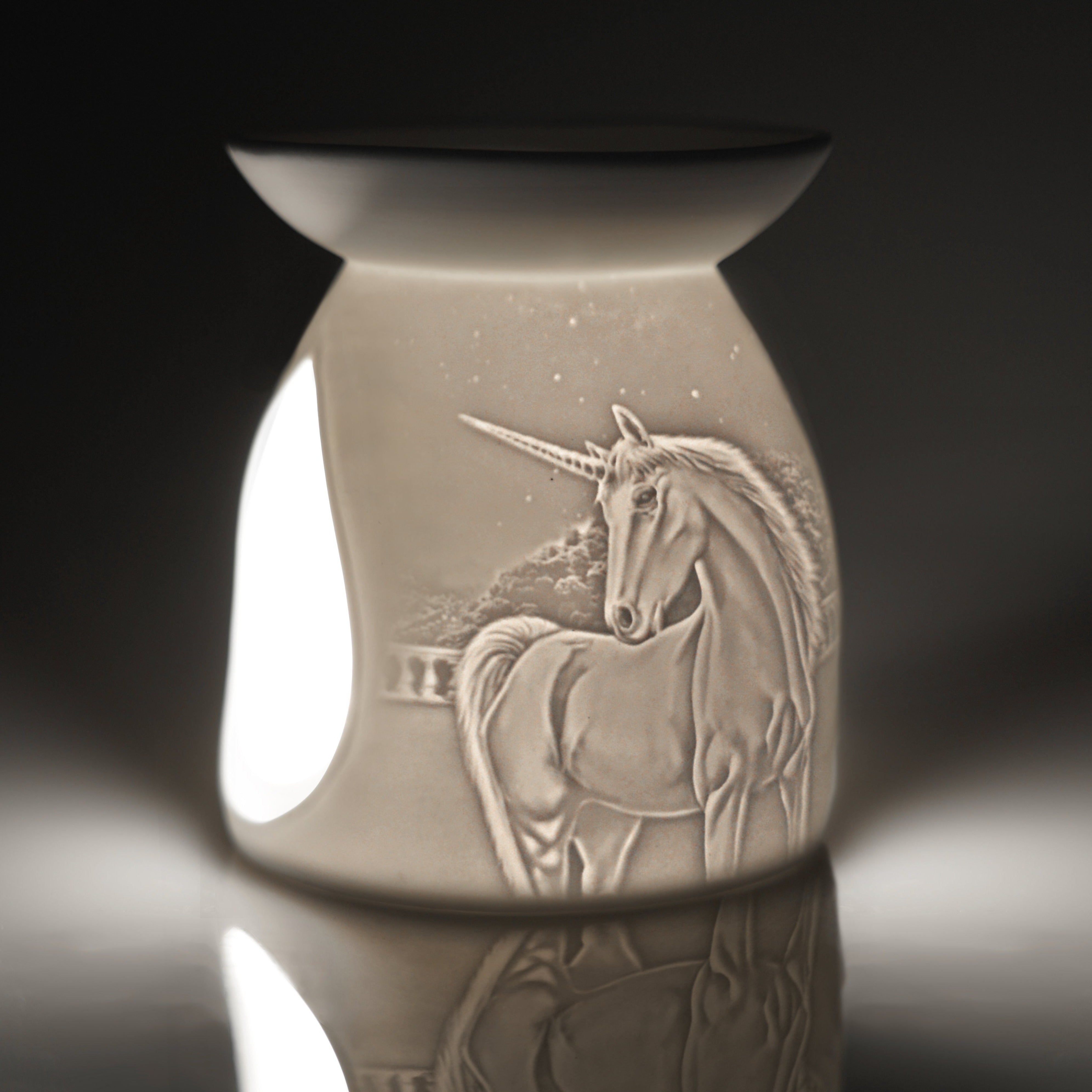 Cello - Porcelain Tealight Wax Melt Burner - Unicorn