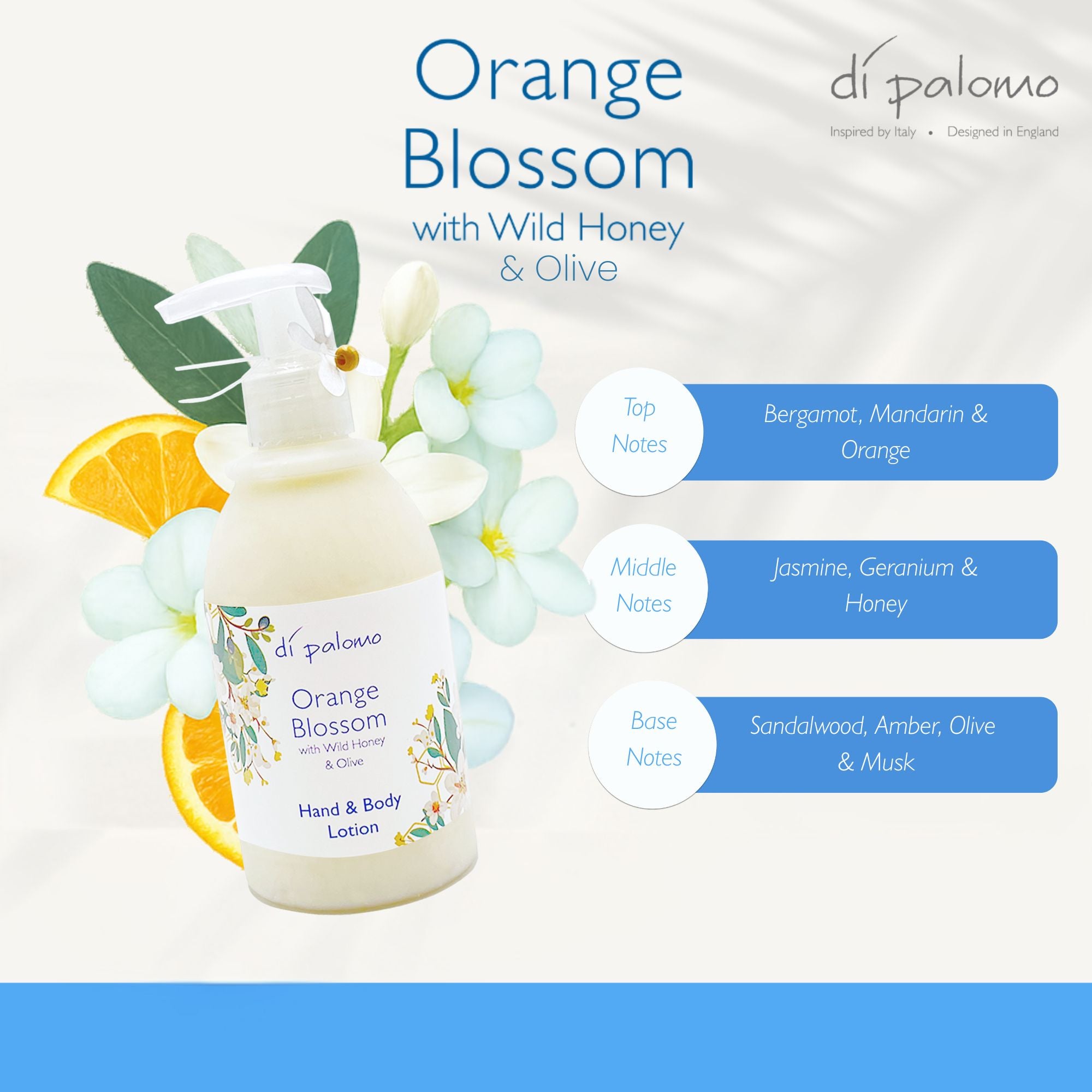Di Palomo - Hand & Body Lotion 240ml - Orange Blossom