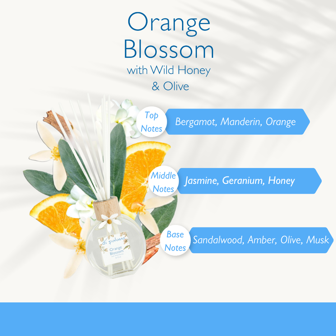 Di Palomo - Fragrant Reed Diffuser 100ml - Orange Blossom