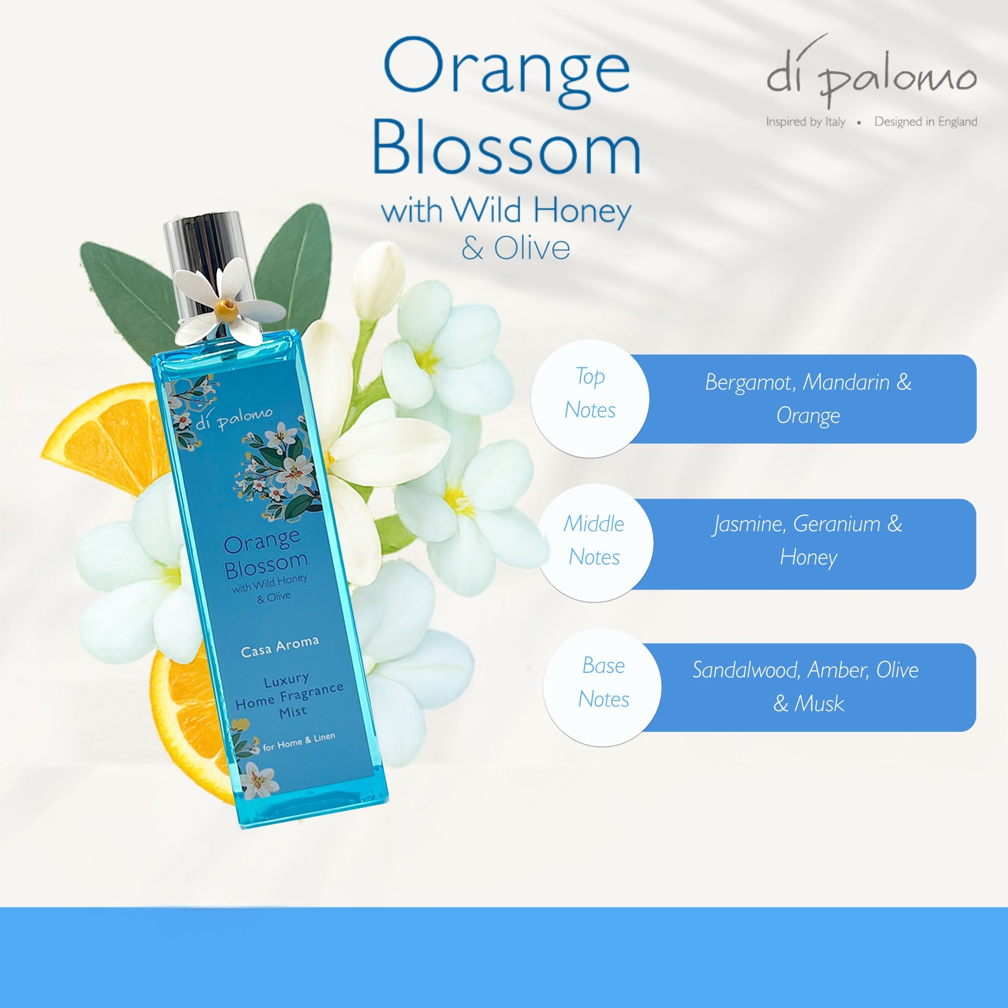 Di Palomo - Luxury Home Fragrance Mist 100ml - Orange Blossom