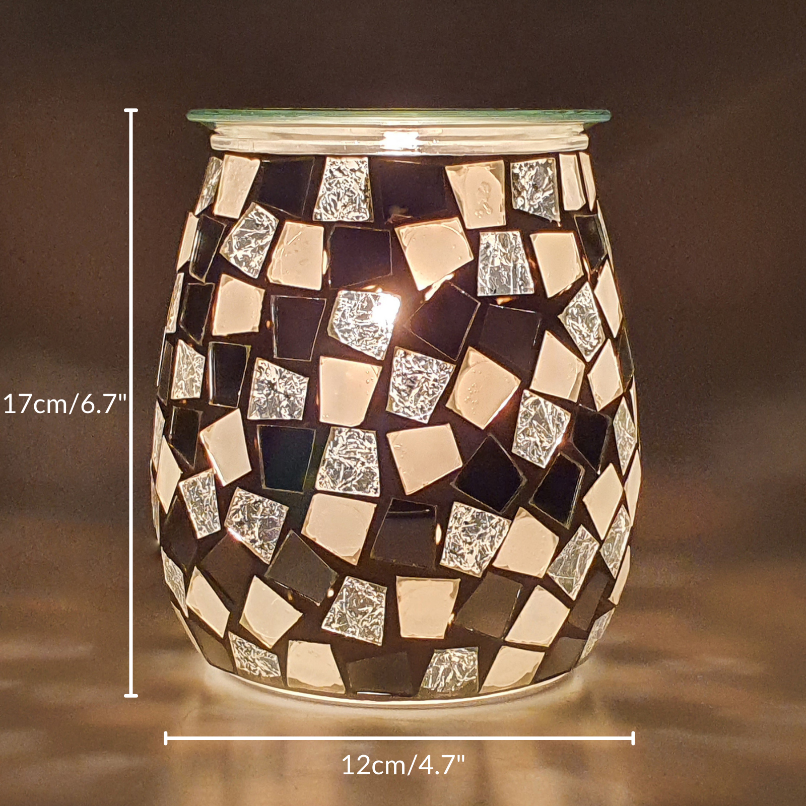 Cello Electric Wax Burner - Medium - Mirrored