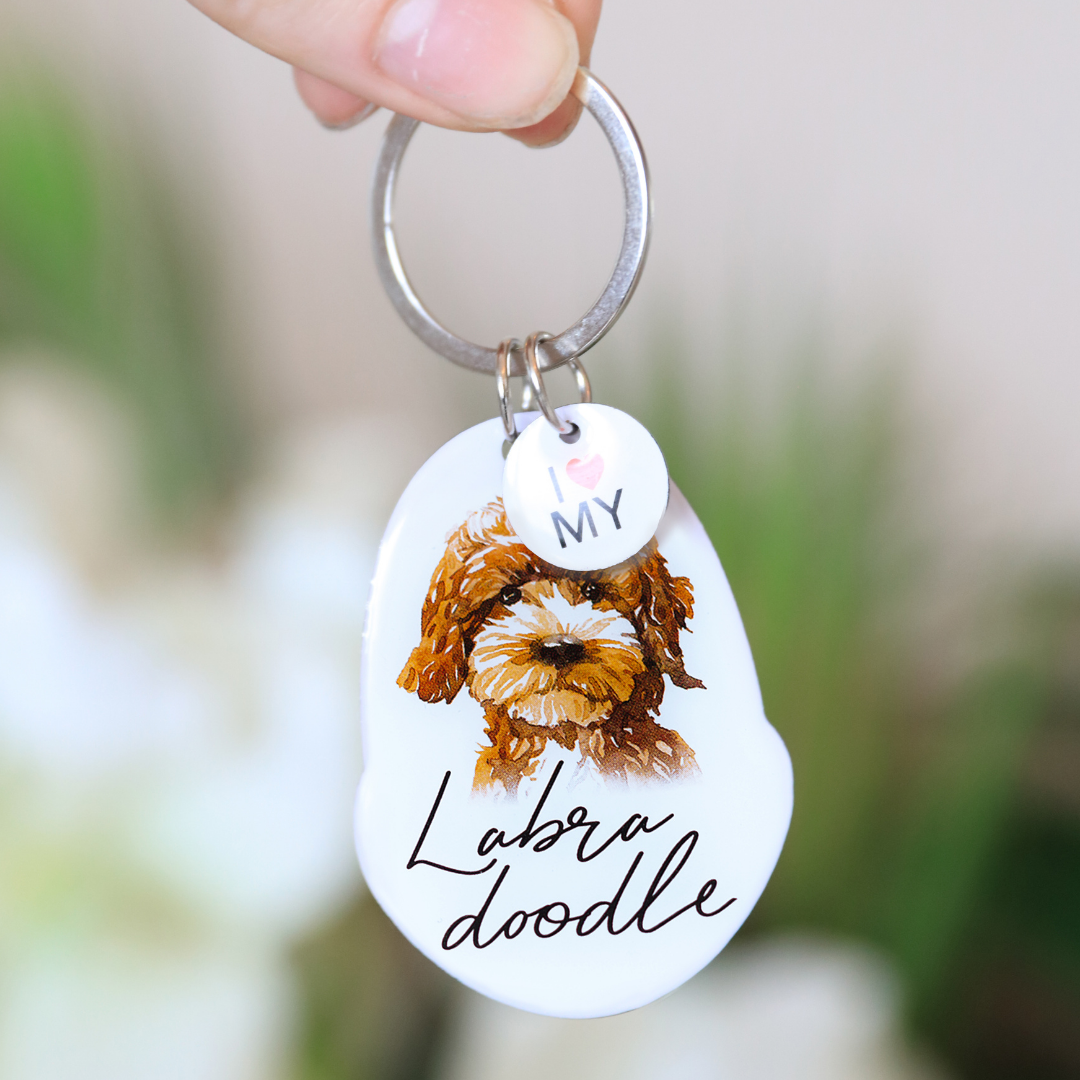 Splosh Pet Keyring - Labradoodle