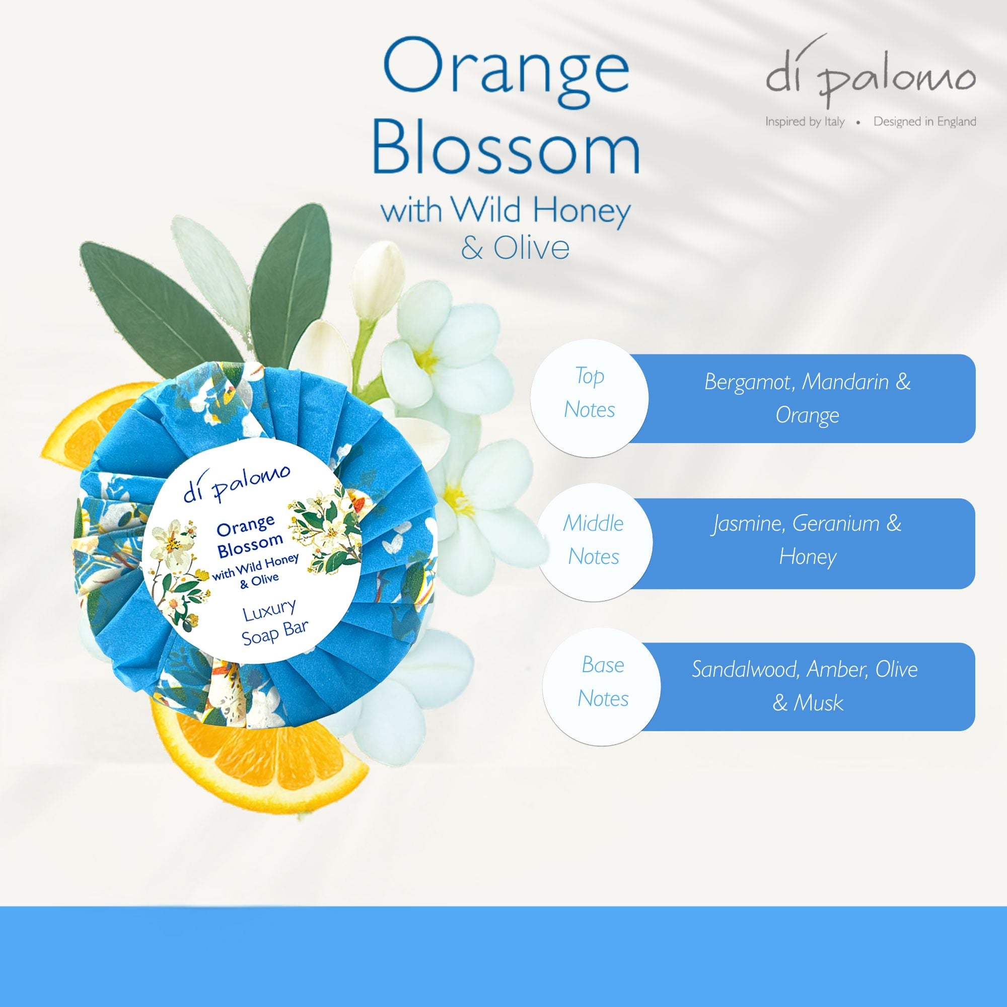 Di Palomo - Luxury Soap Bar 100g - Orange Blossom