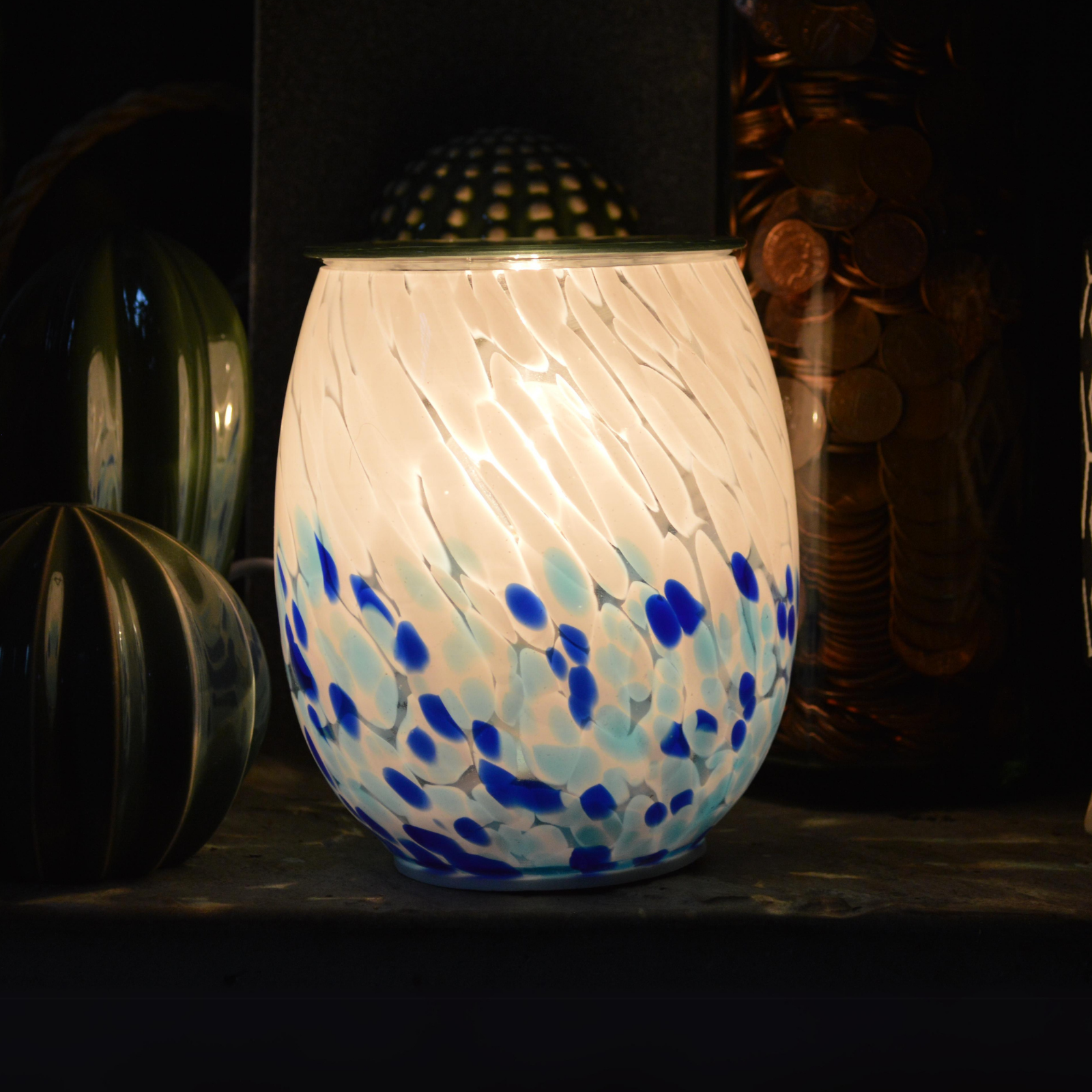 Cello Electric Wax Burner - Art Glass Crashing Waves
