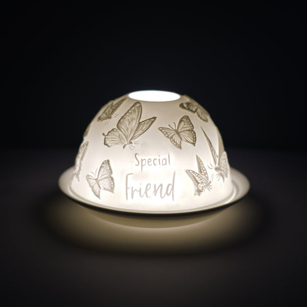 Cello - Tealight Dome - Special Friend Butterfly