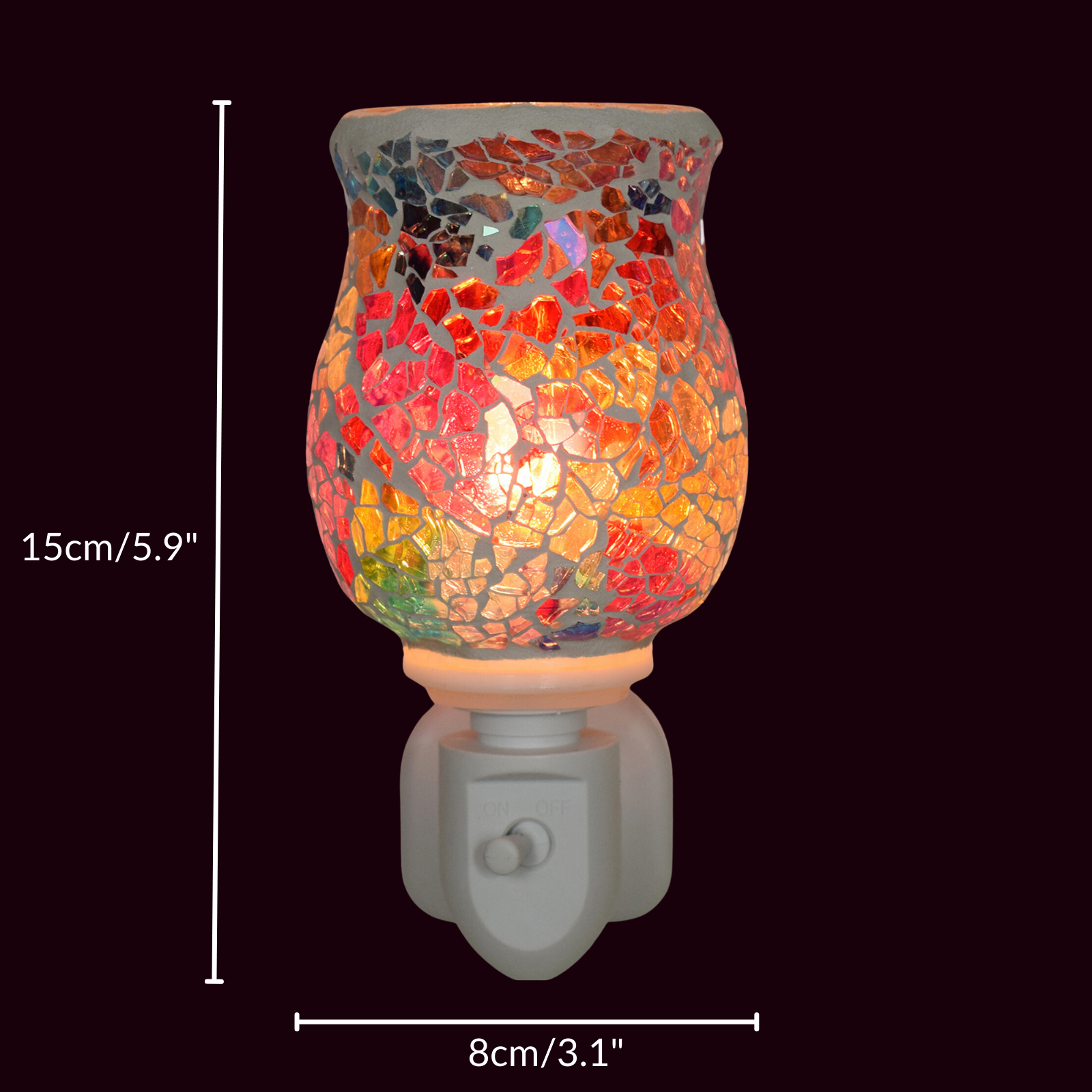 Cello - Mosaic Plug In Electric Warmer - Glistening
