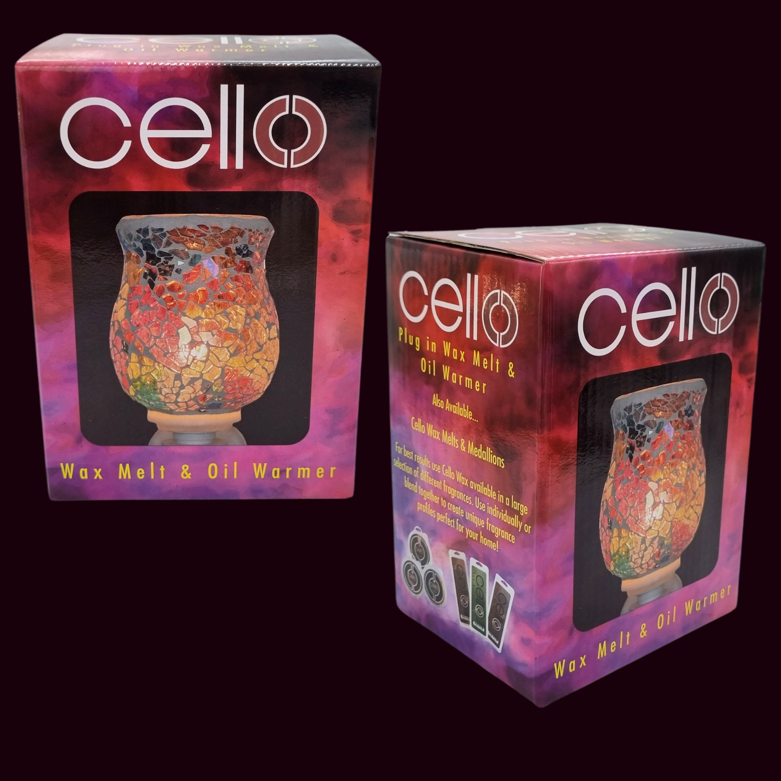 Cello - Mosaic Plug In Electric Warmer - Glistening