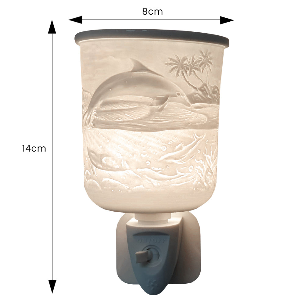 Cello - Porcelain Plug In Electric Warmer - Dolphin