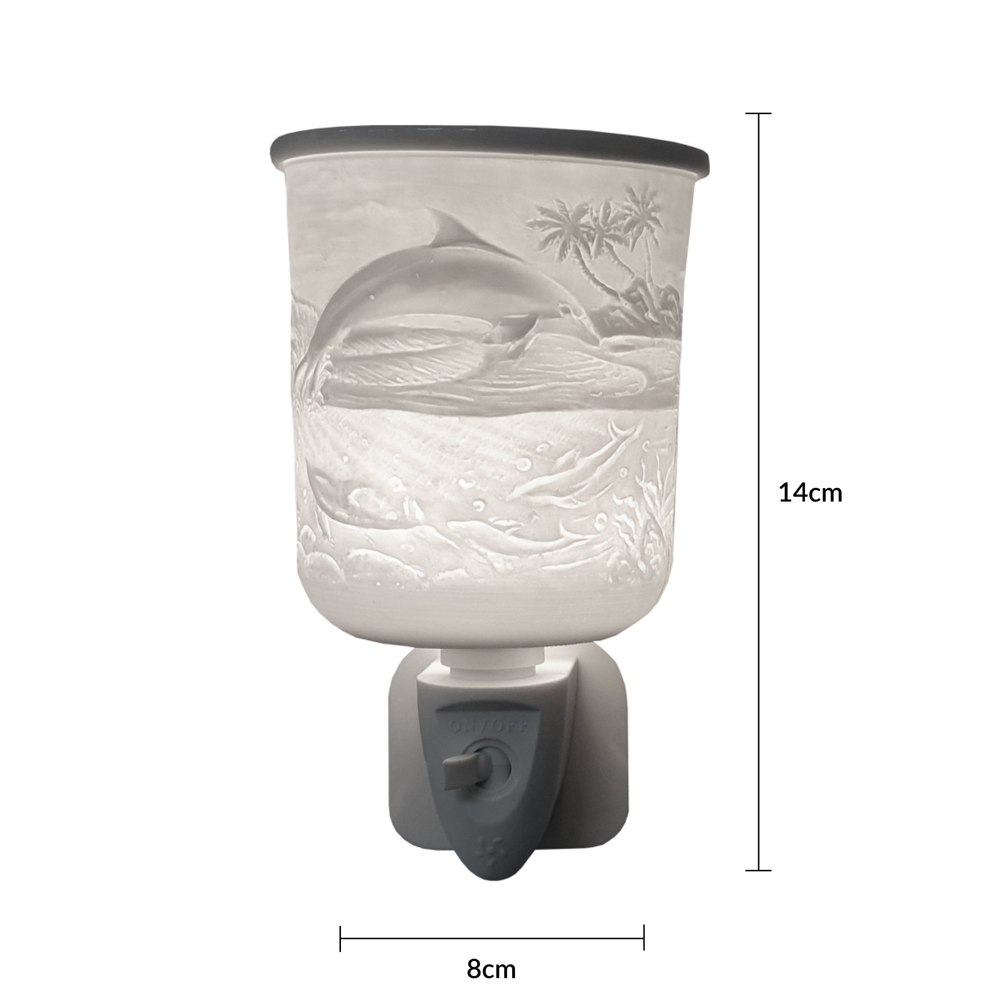 Cello - Porcelain Plug In Electric Warmer - Dolphin