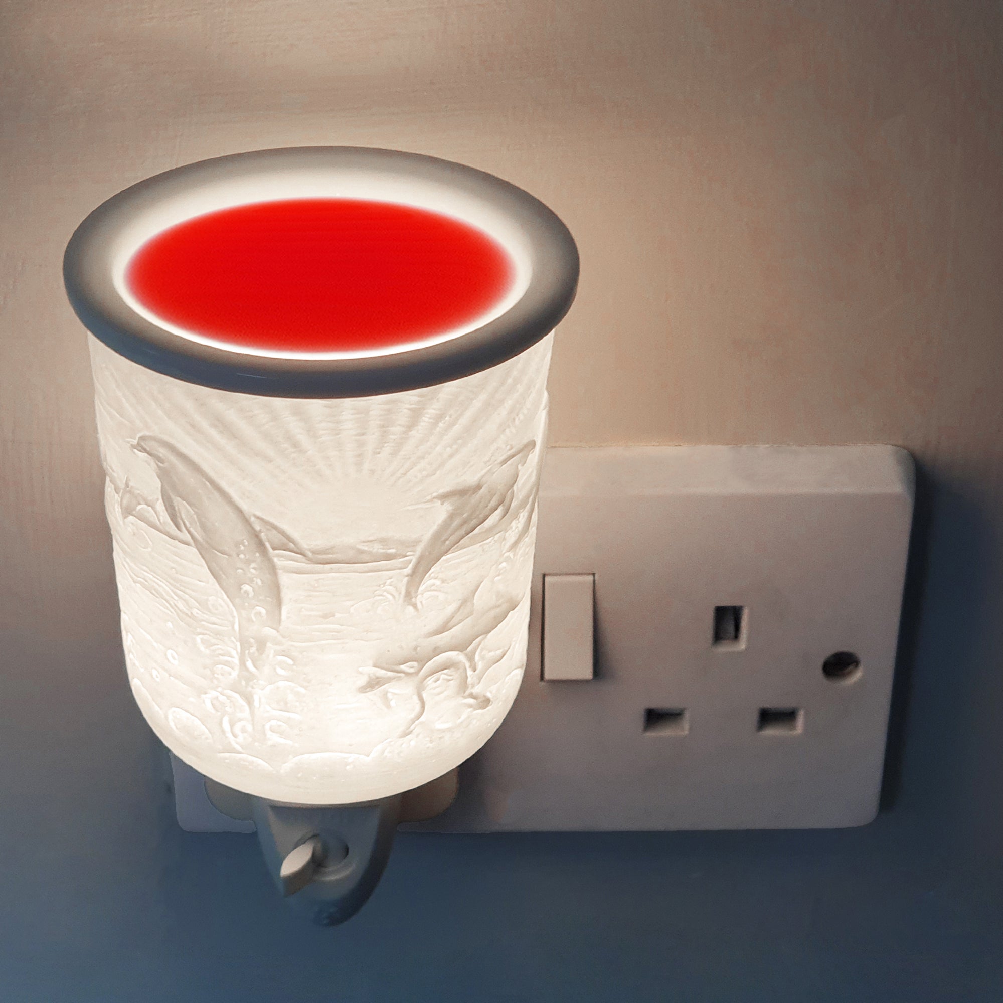 Cello - Porcelain Plug In Electric Warmer - Dolphin