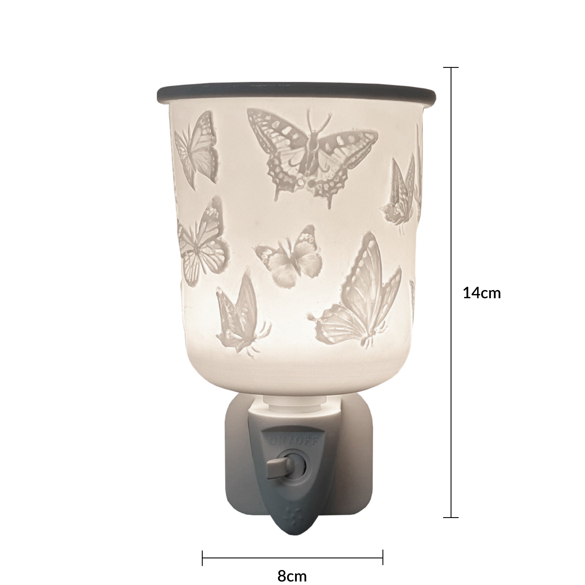 Cello - Porcelain Plug In Electric Warmer - Butterfly